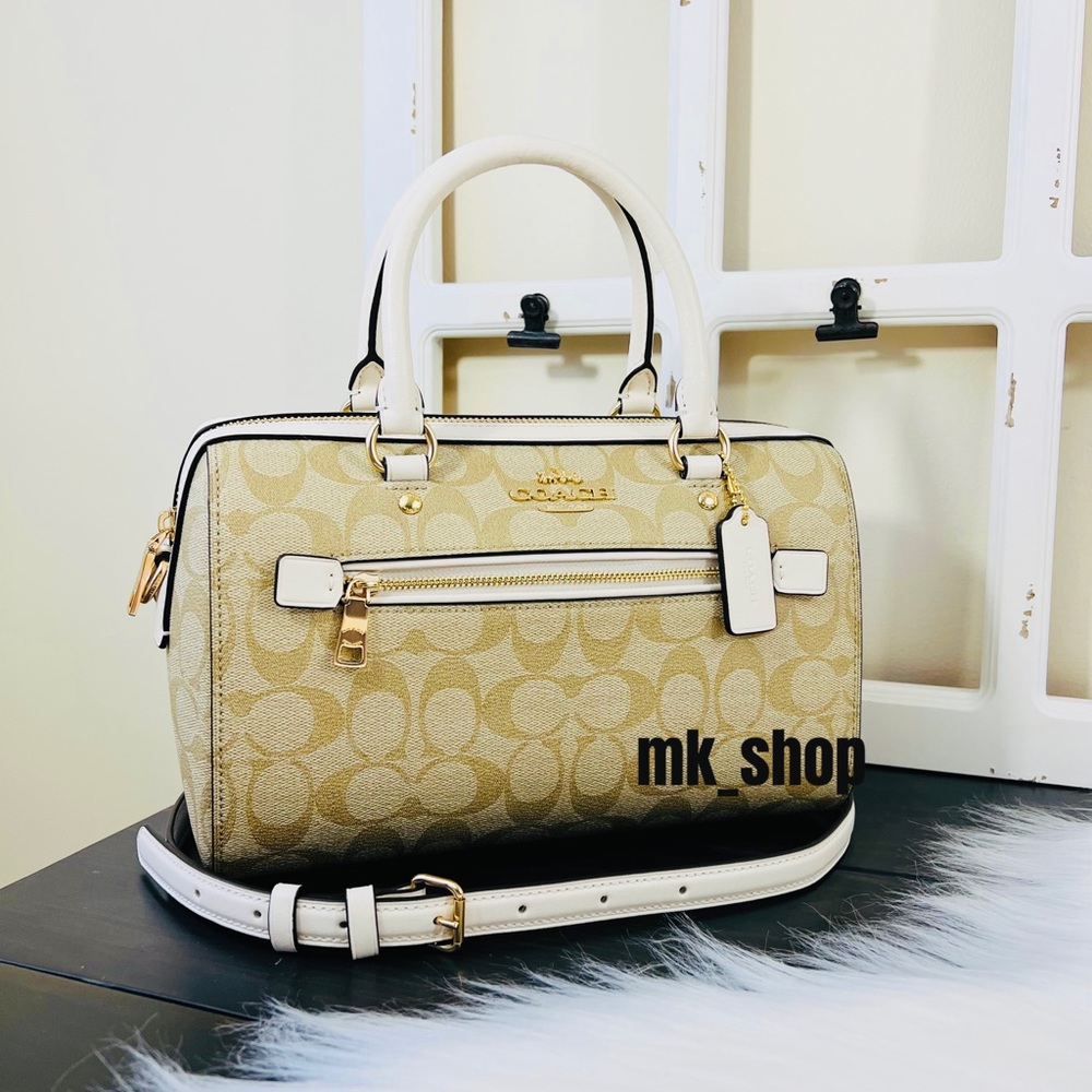 COACH Signature Rowan Satchel - Picture 2 of 11